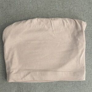 Brandy Melville pink striped tube top